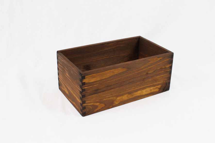 Trälåda betsad 26x15xh11 cm