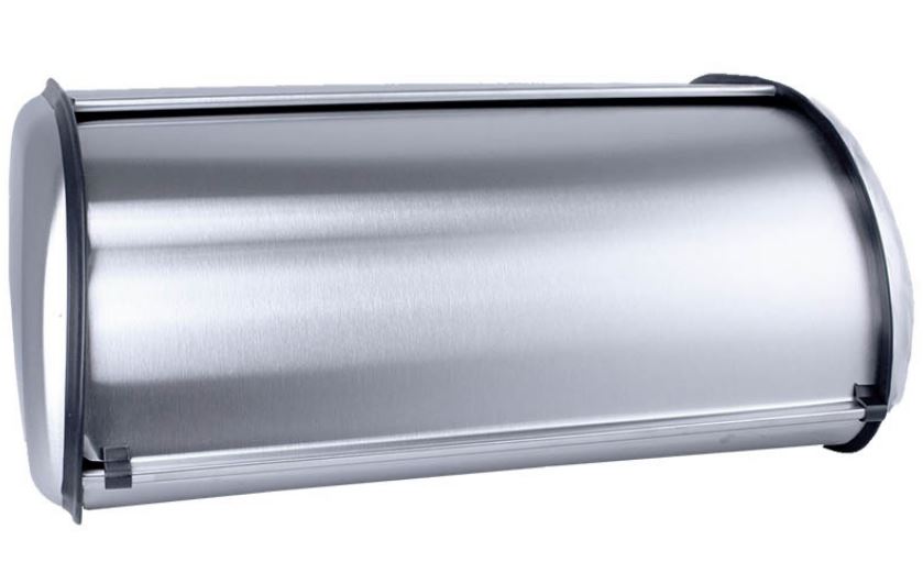 Brödskrin rolltopp rostfri 43x27x19cm