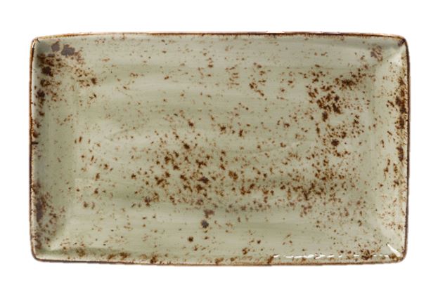 Craft Grön tallrik 27x17cm