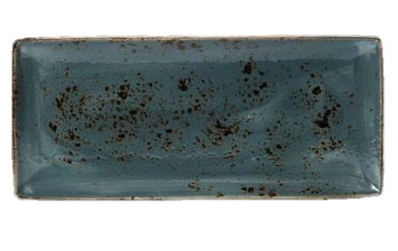 Craft Blå tallrik 37x17cm
