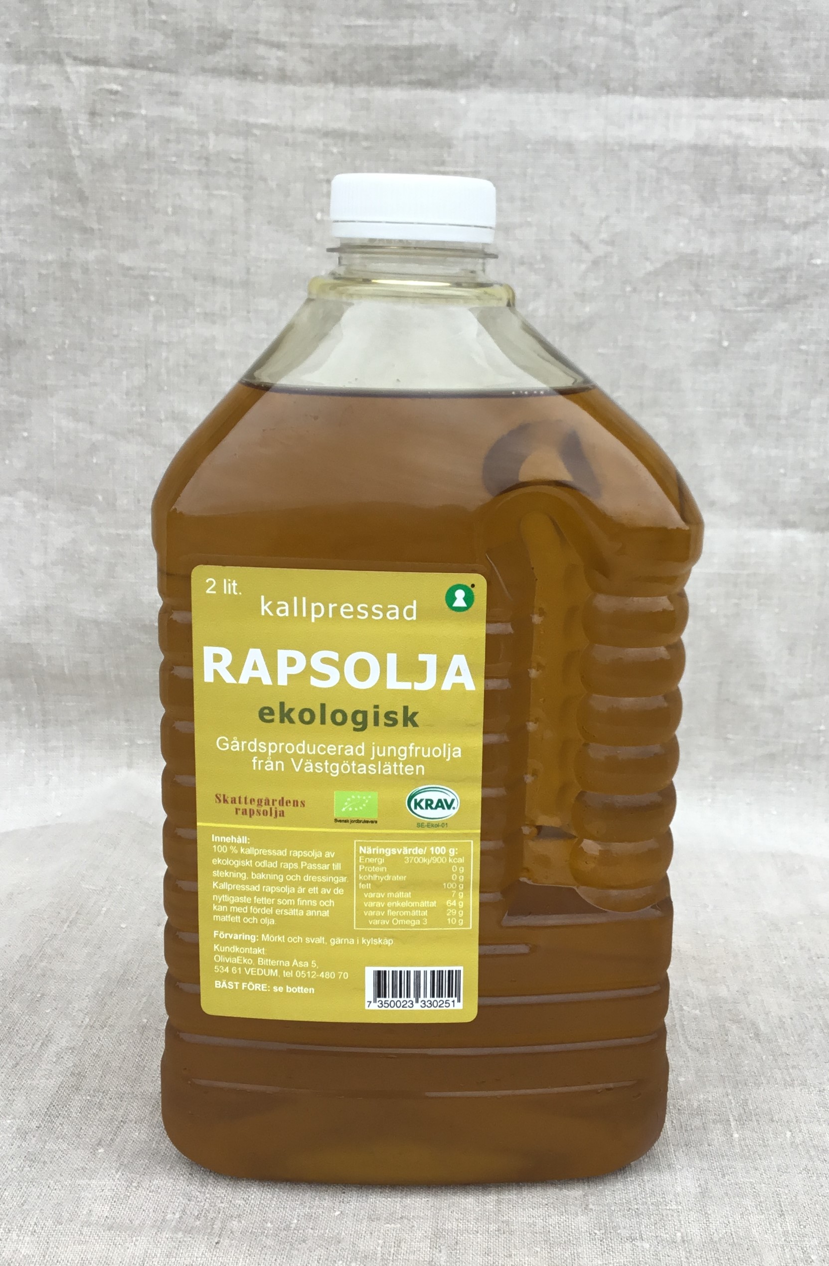 Rapsolja Kallpressad EKO KRAV