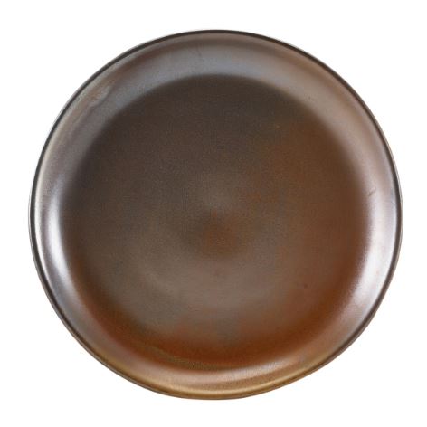 Terra tallrik flat coupe rustic copper Ø24cm