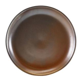 Terra tallrik flat coupe rustic copper Ø24cm