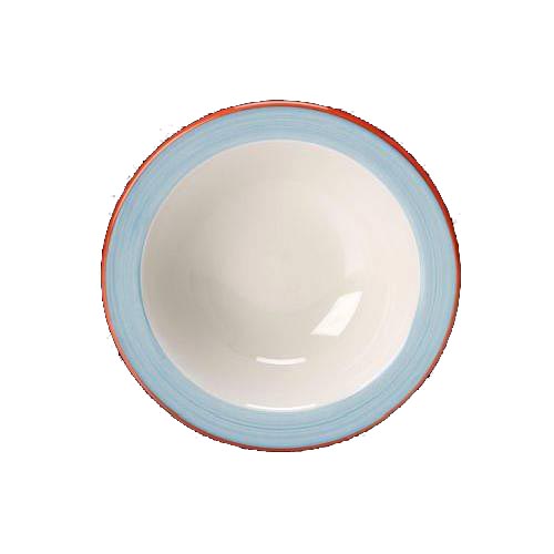 Rio blå tallrik djup Ø14cm