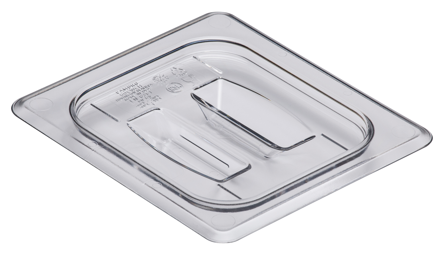 Lock med Handtag Polykarbonat Transparent GN 1/6