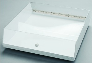 Smörgåslåda aluminium 45x30x7cm