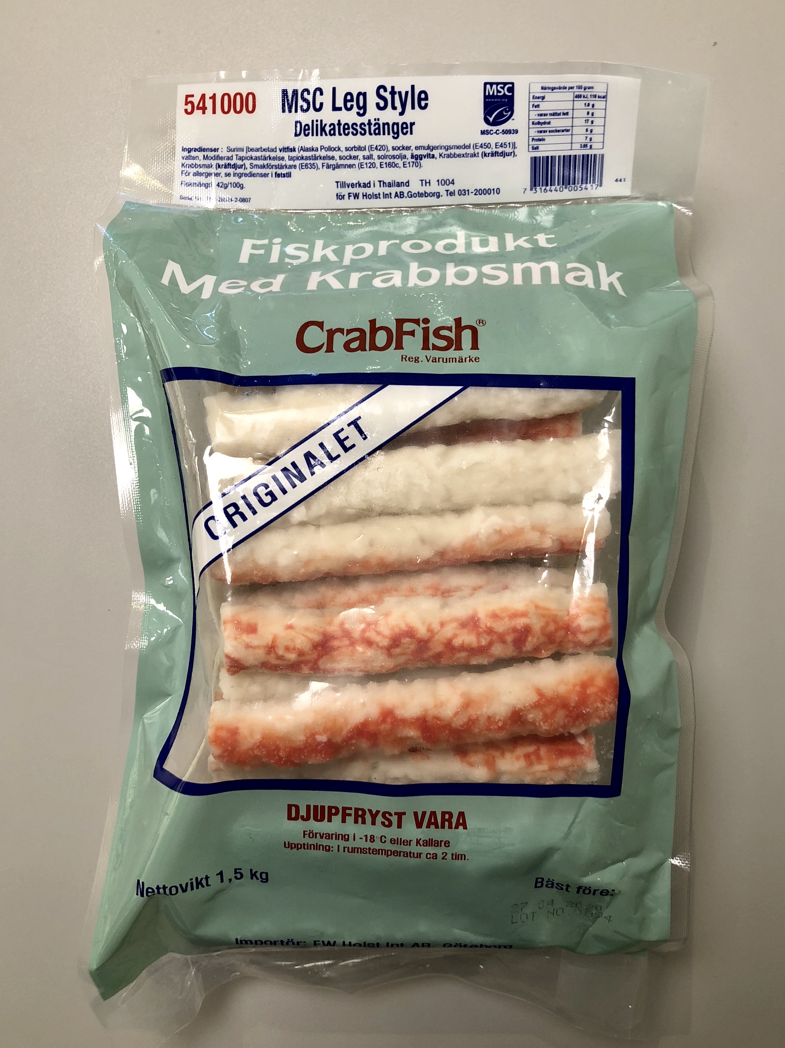 Crabfish Stänger MSC