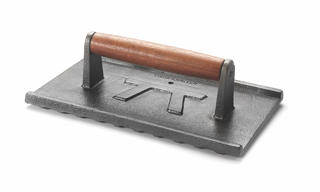 Grillpress gjutjärn 23x13cm 1,5kg