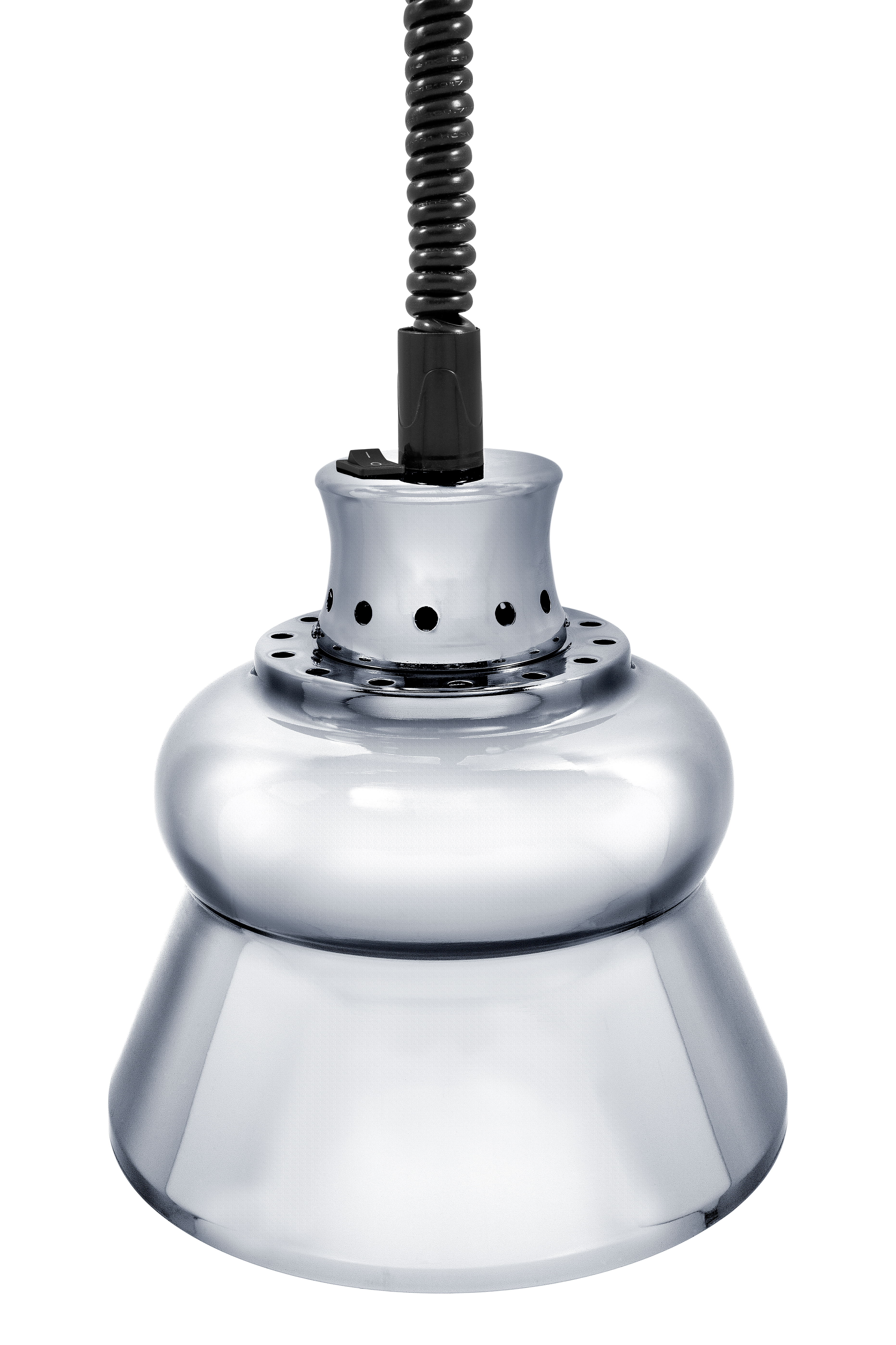 Värmelampa silverfärgad