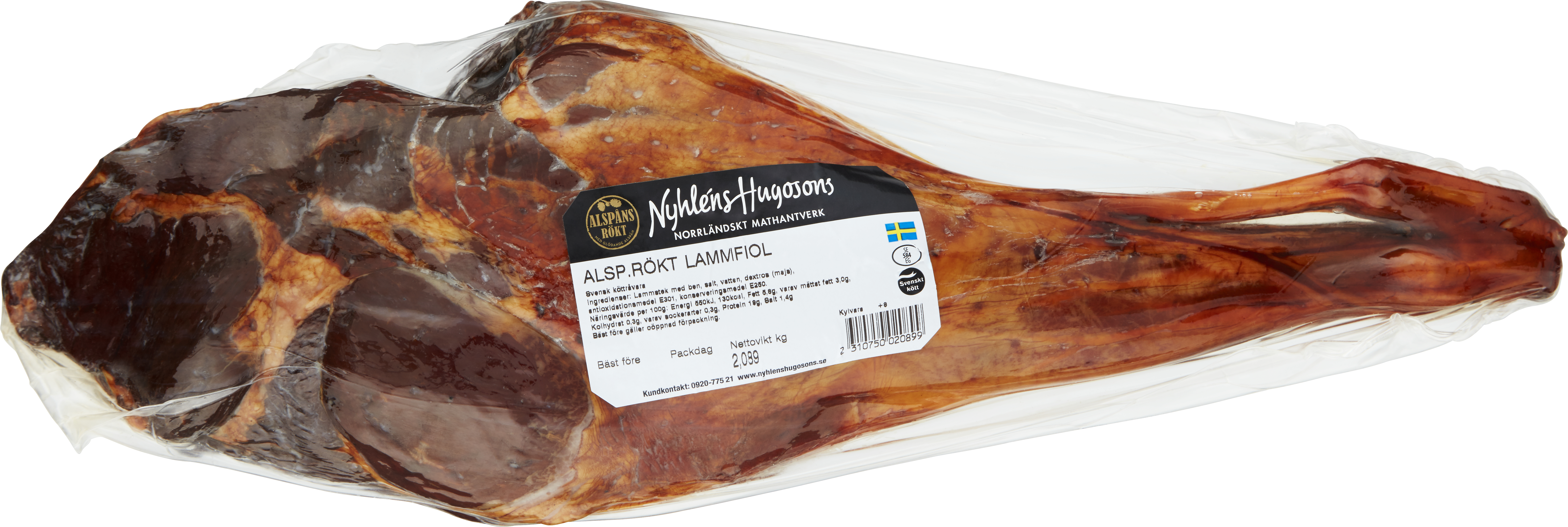 Lammfiol Alspånsrökt