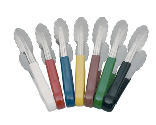 Tång rostfri 18/10 med plastöverdraget handtag
grön 23 cm