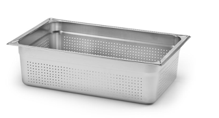 Kantin perforerad rostfri GN 1/1x150