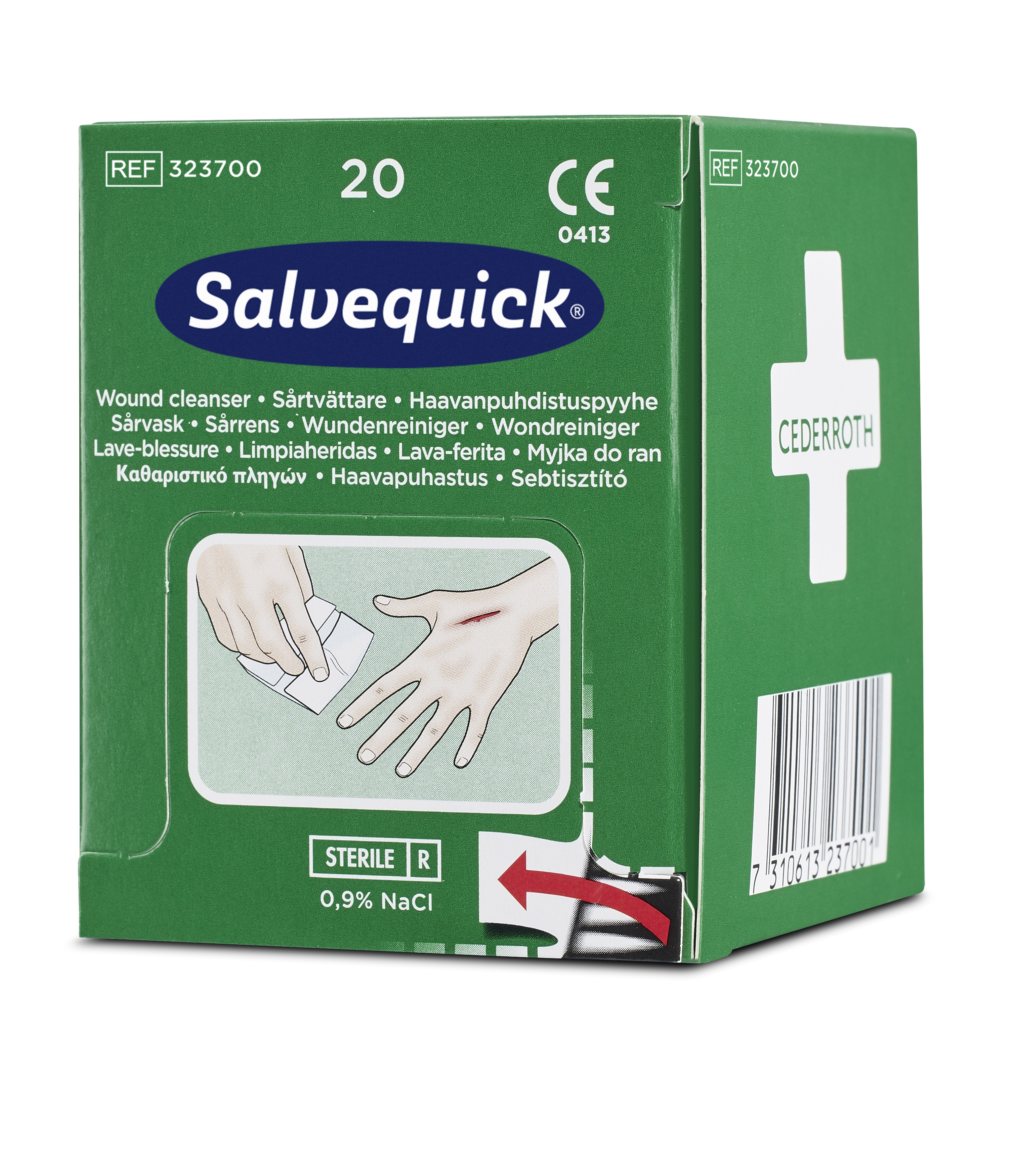 Salvequick sårtvättare refill