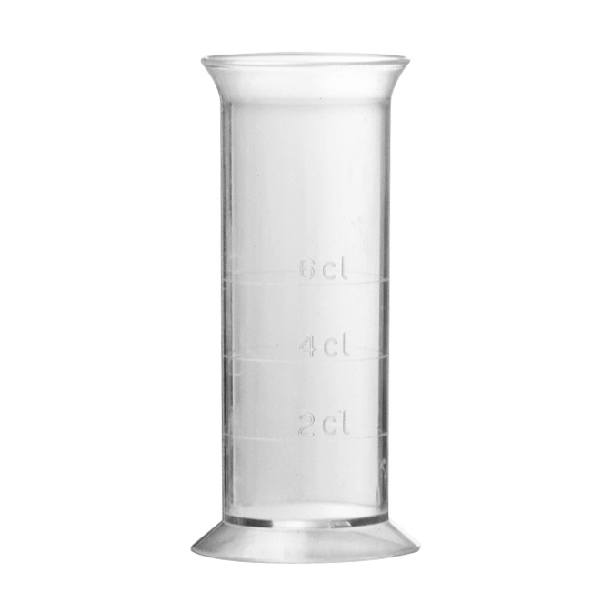 Mätglas plast 2-4-6 cl