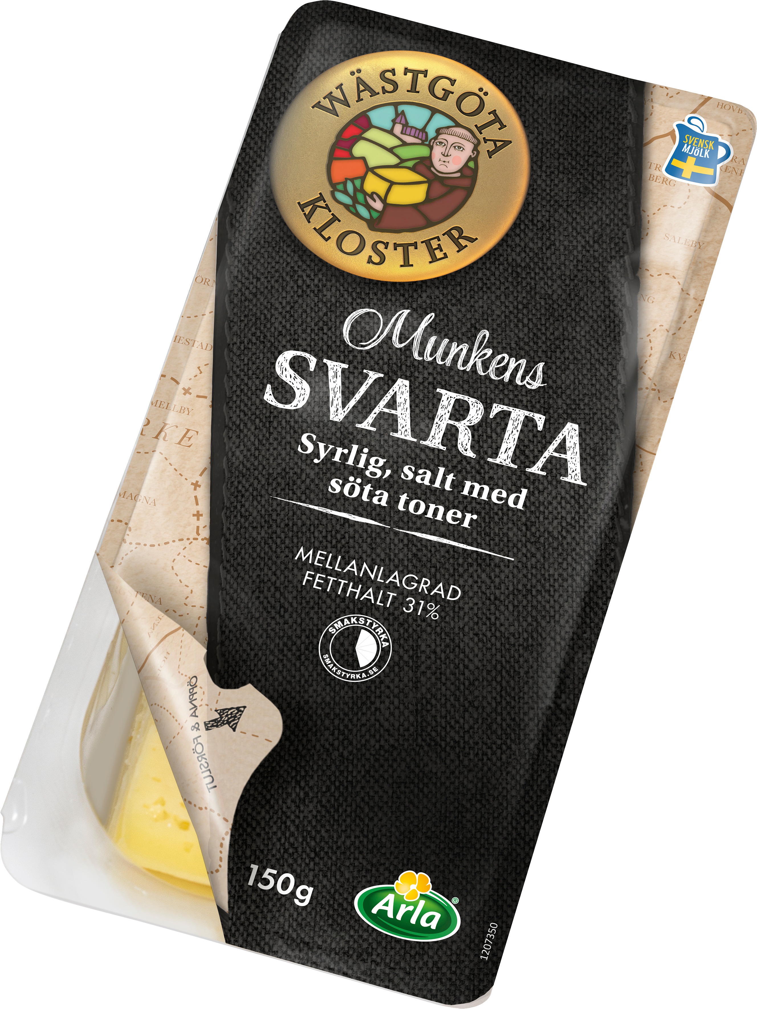 Munkens Svarta 31% 15g Skivad