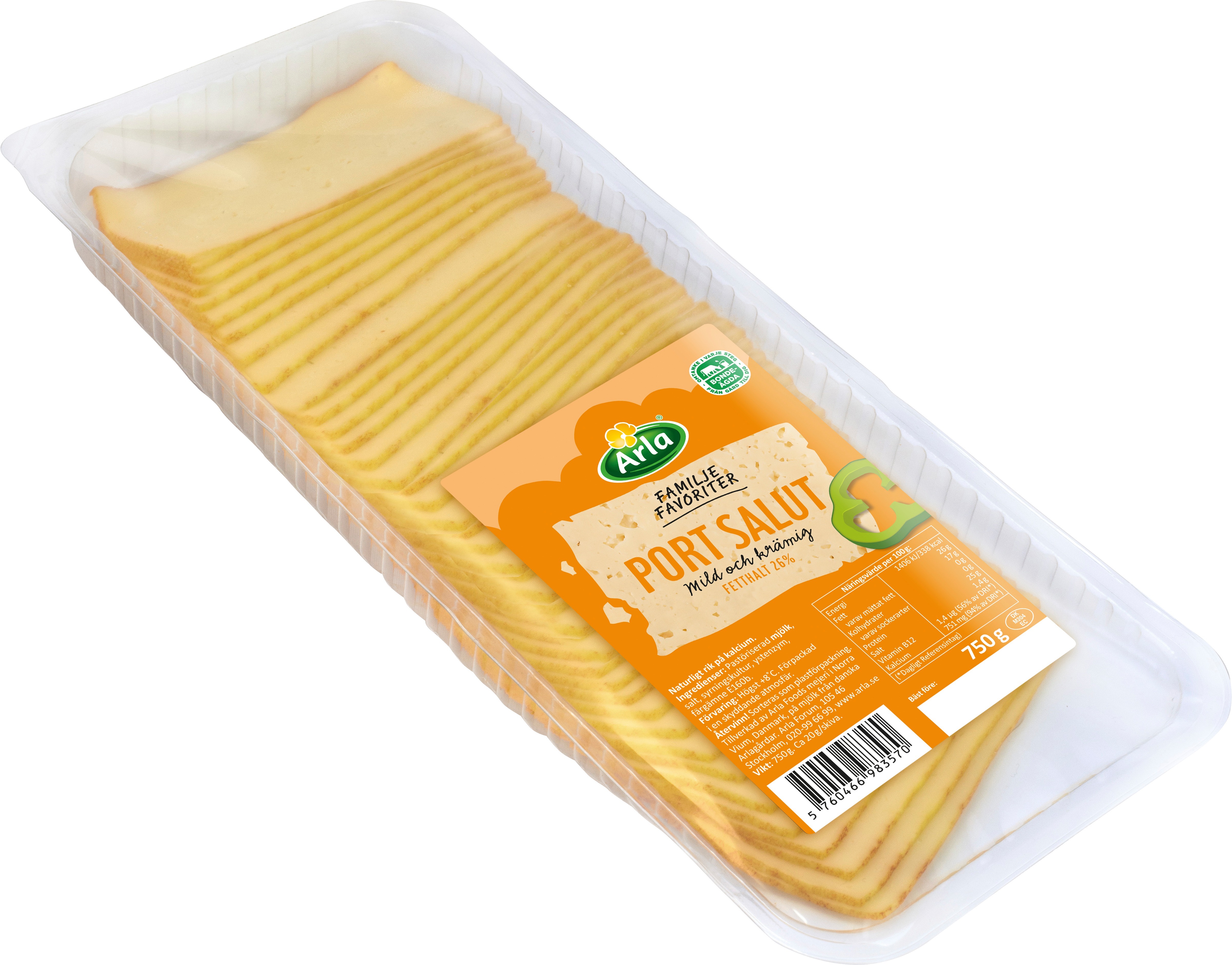 Familjefavoriter Port Salut 26% Skivad 12g