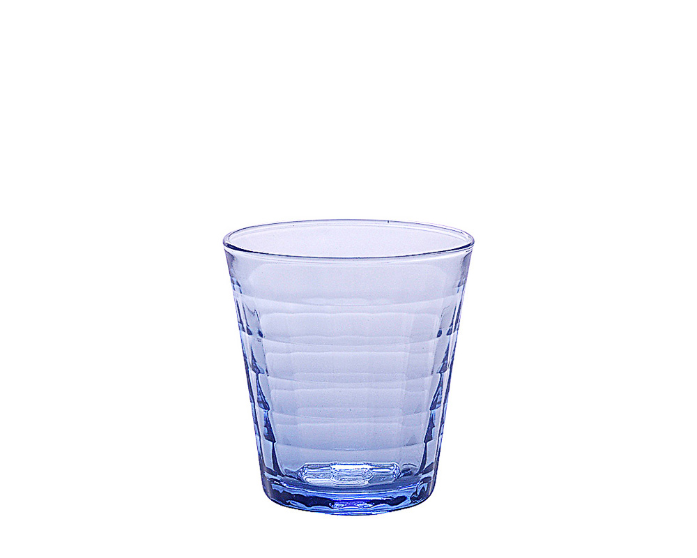 Prisme glas härdat blå 22cl Ø80mm h85mm