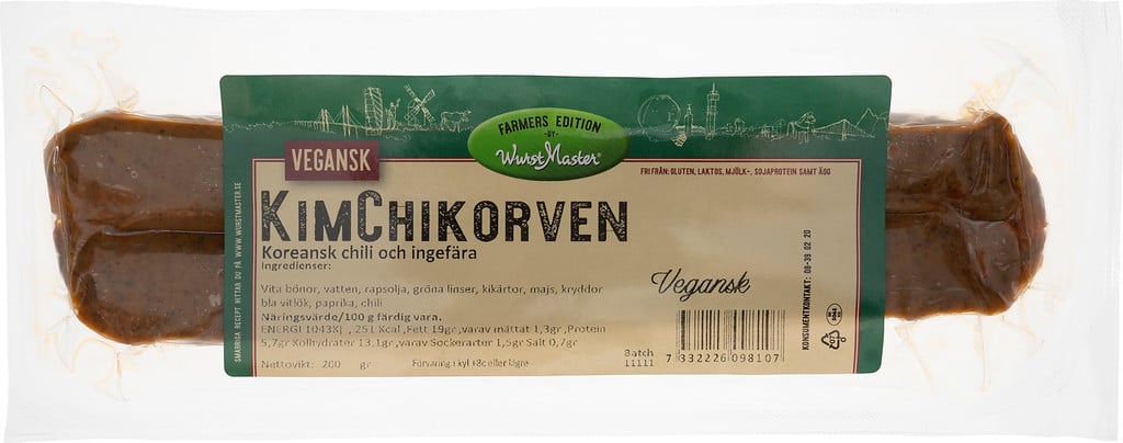 Veganska Kimchikorvar