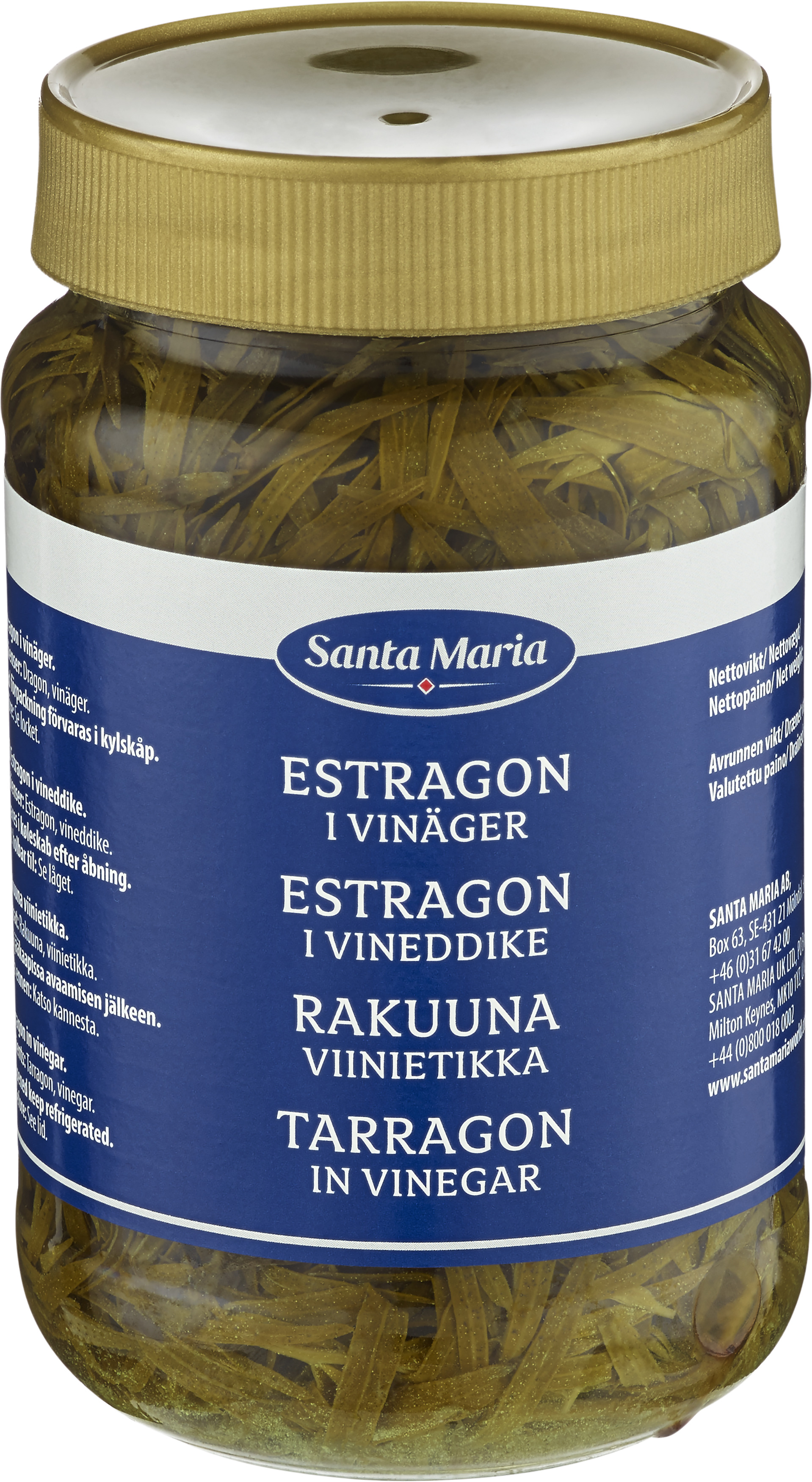 Dragonblad i Vinäger