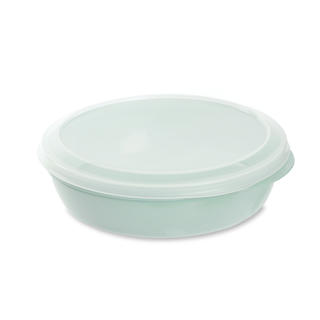 Rund burk turkos Ø13,5 h6,5 0,5L