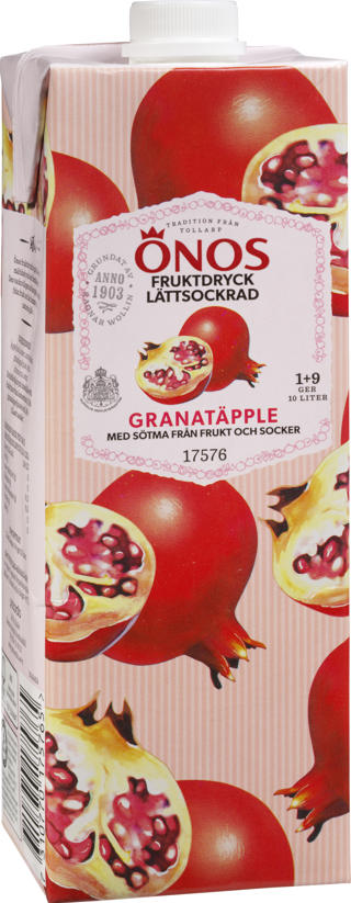 Fruktdryck Granatäpple 1+9