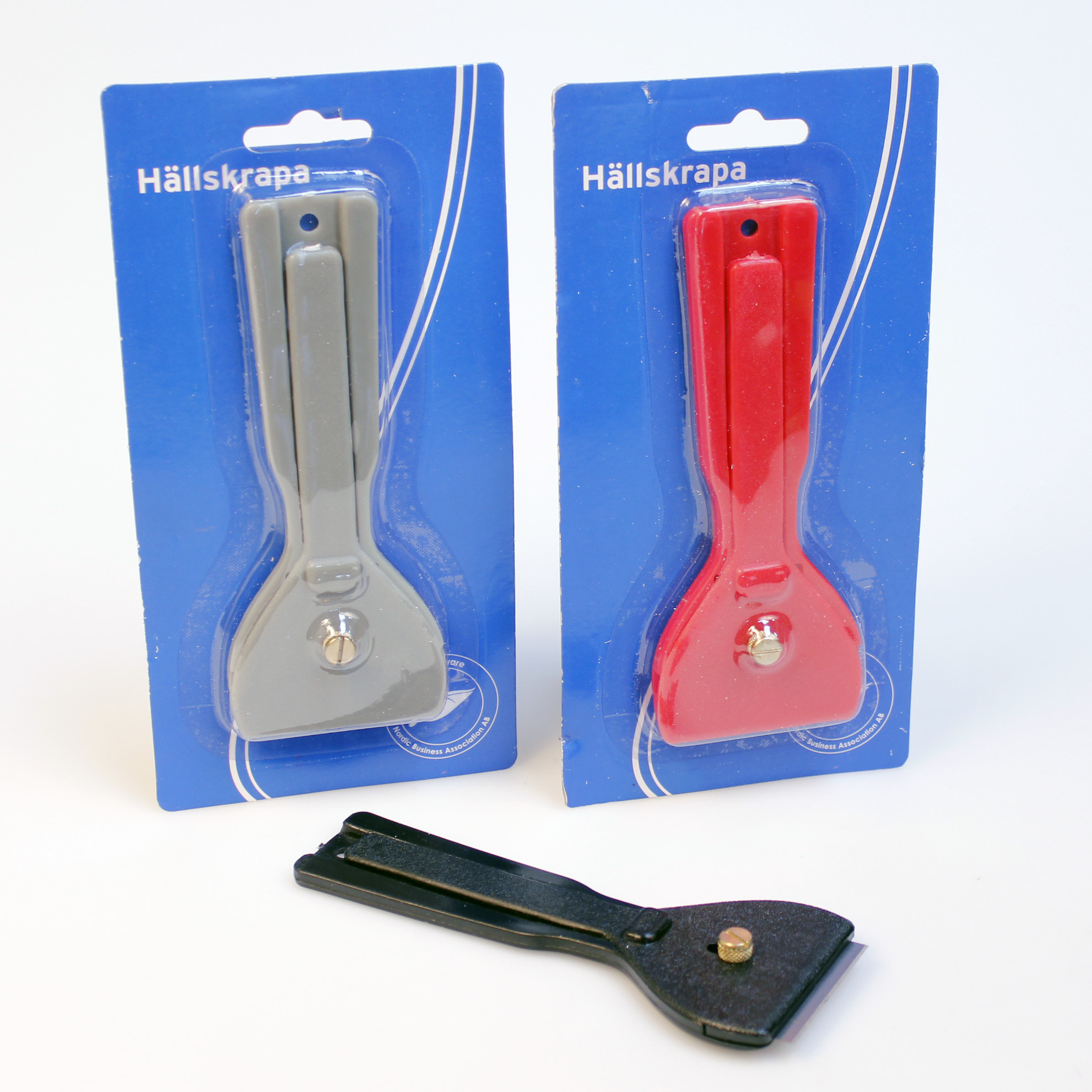 Hällskrapa till hushållshäll plast/rostfri