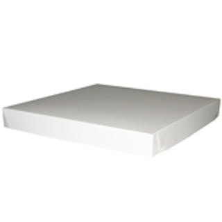 Tårtlock Kartong Vit 250x250x40mm