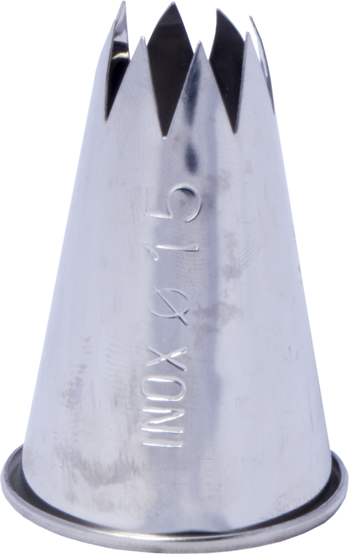 Stjärntyll nr15 rostfri Ø1,5cm