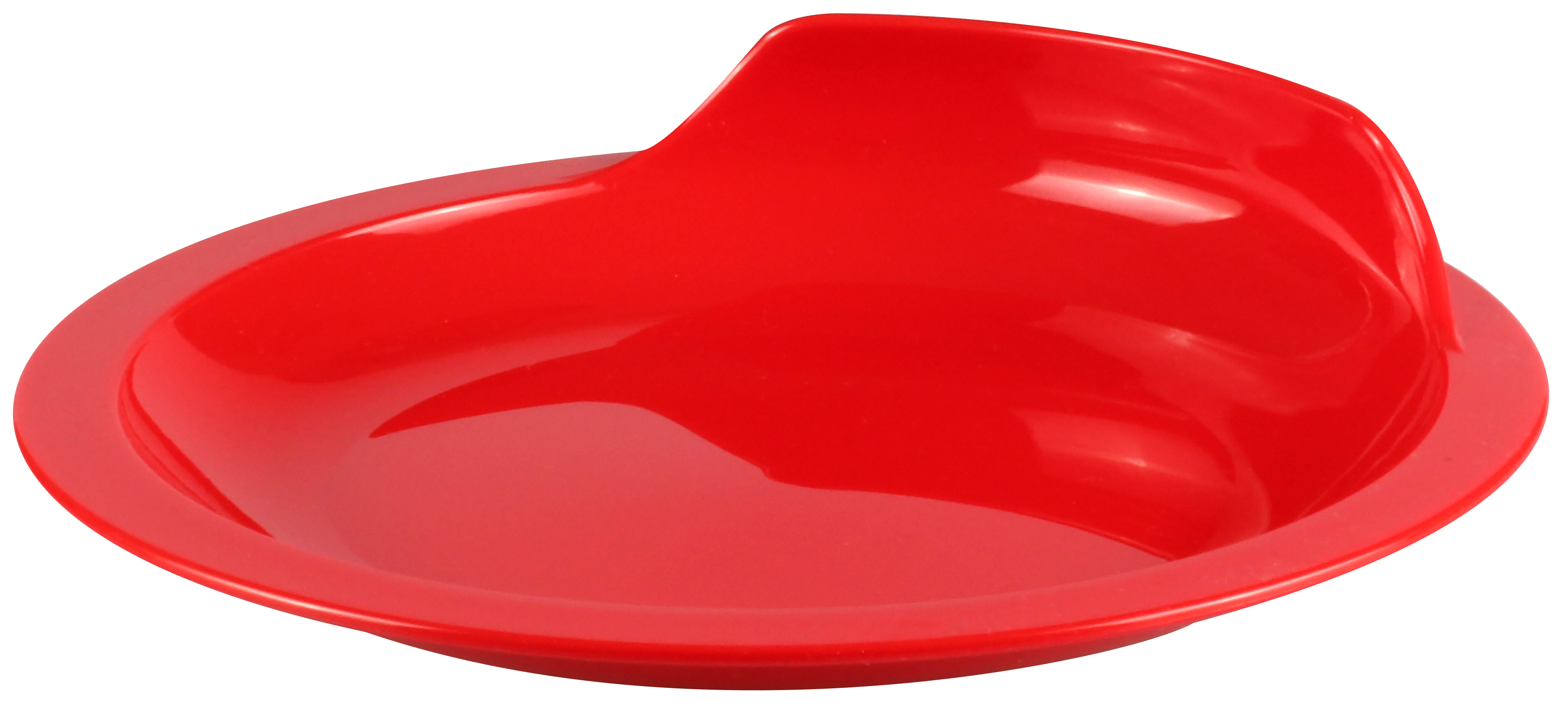 Funktionstallrik röd Ø24 PET