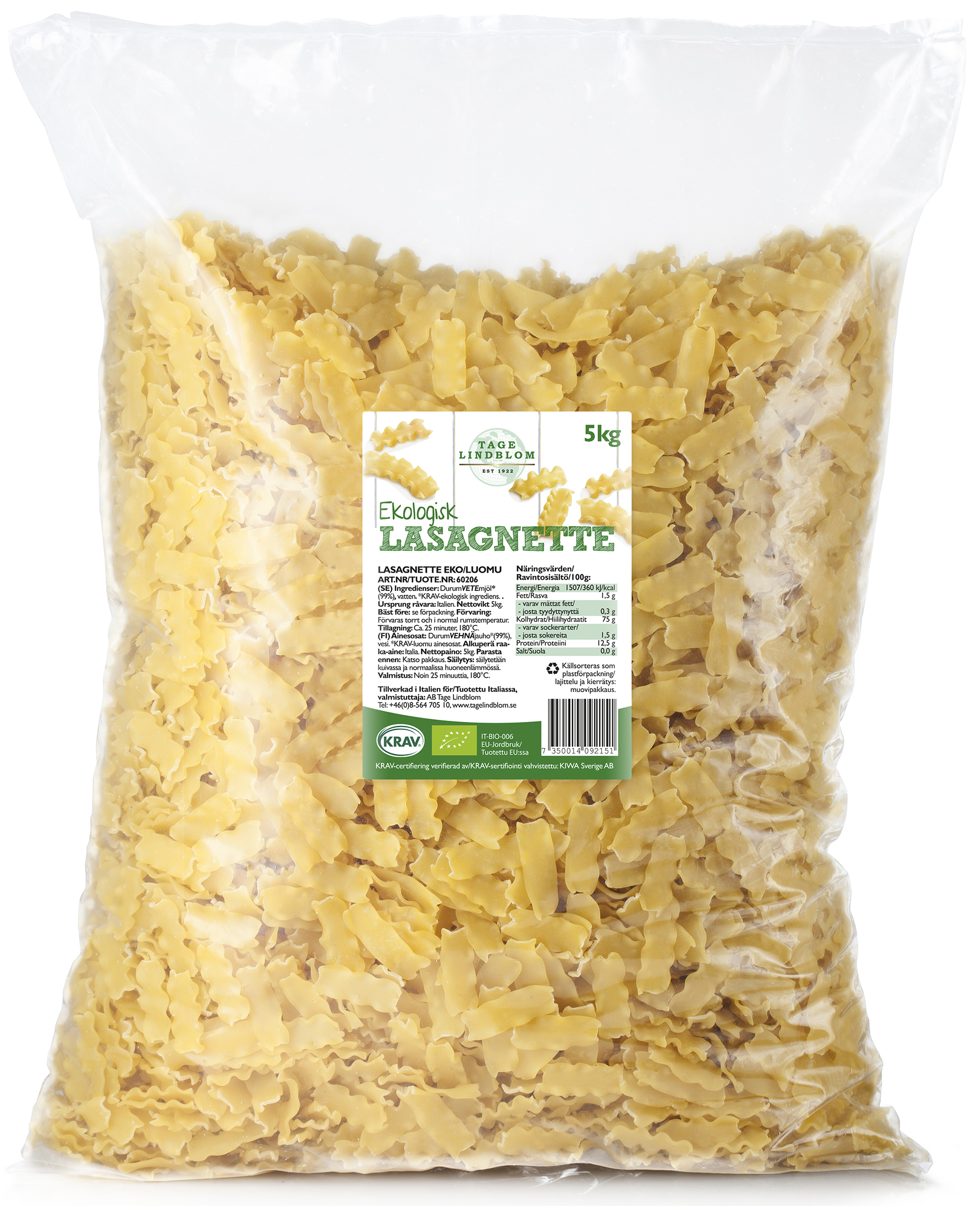 Lasagnette EKO KRAV