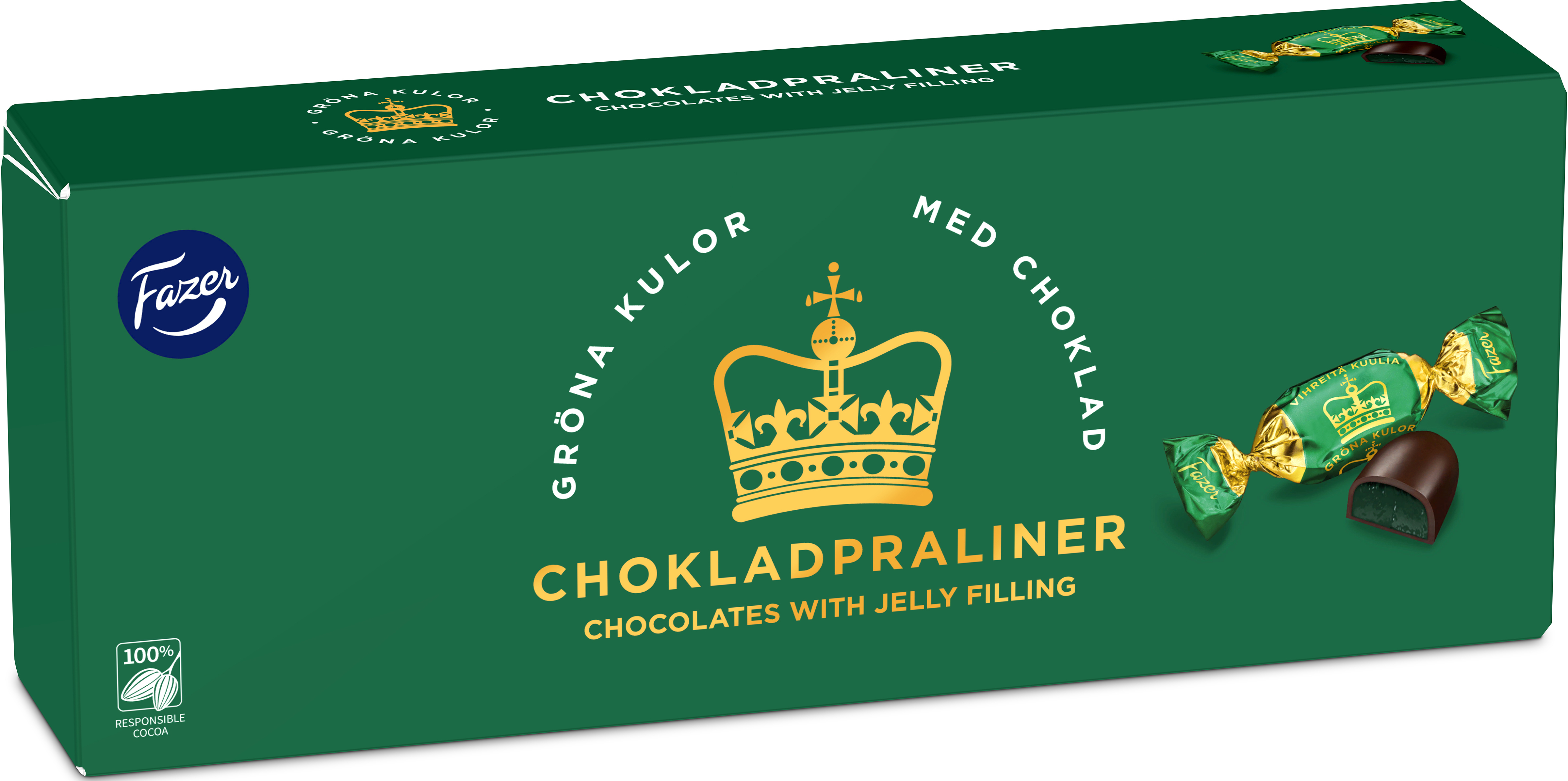 Gröna kulor Chokladpralin