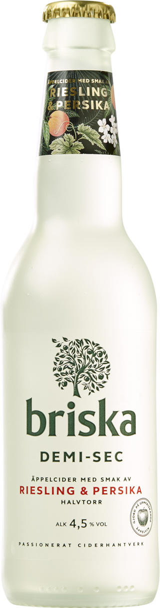 Briska Demi-Sec Riesling & Persika ENGL