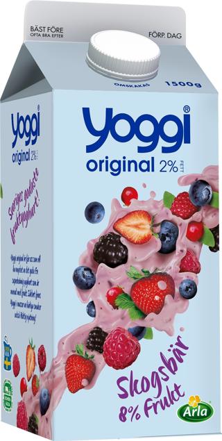 Yoggi Skogsbär 2%