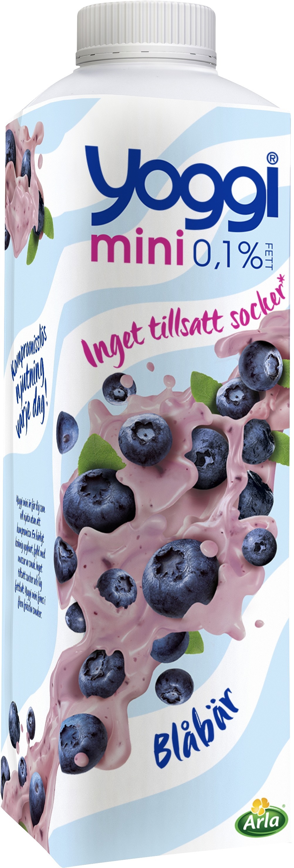 Yoggi Mini Blåbär 0,1%