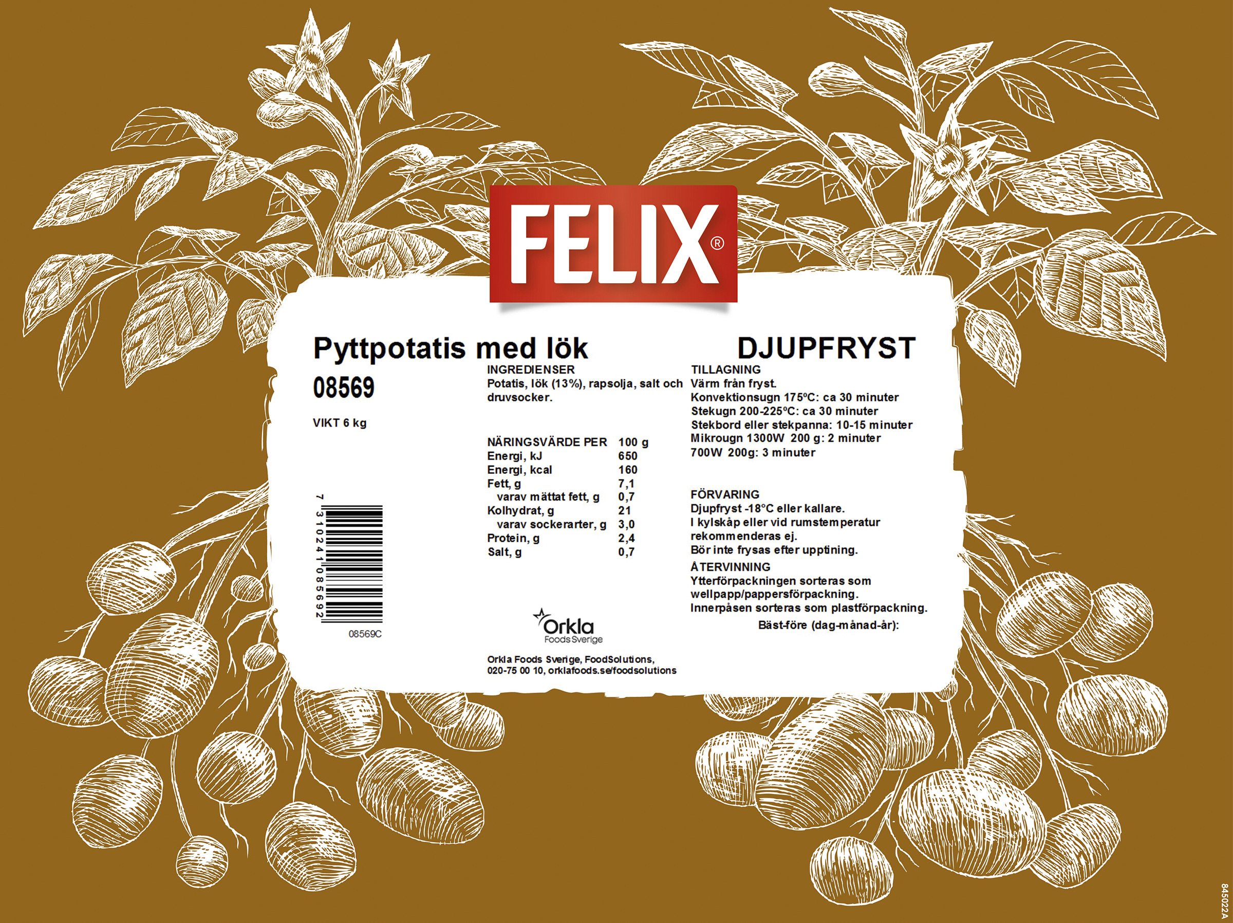 Pyttpotatis med lök