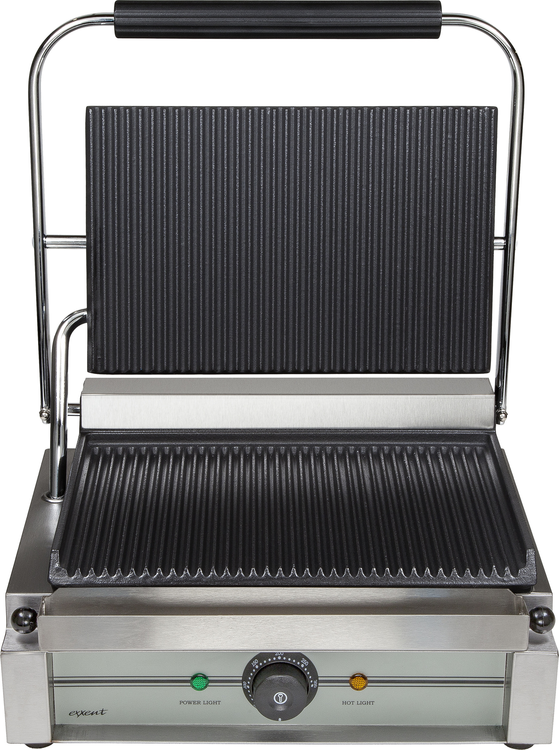 Klämgrill Panini, räfflad