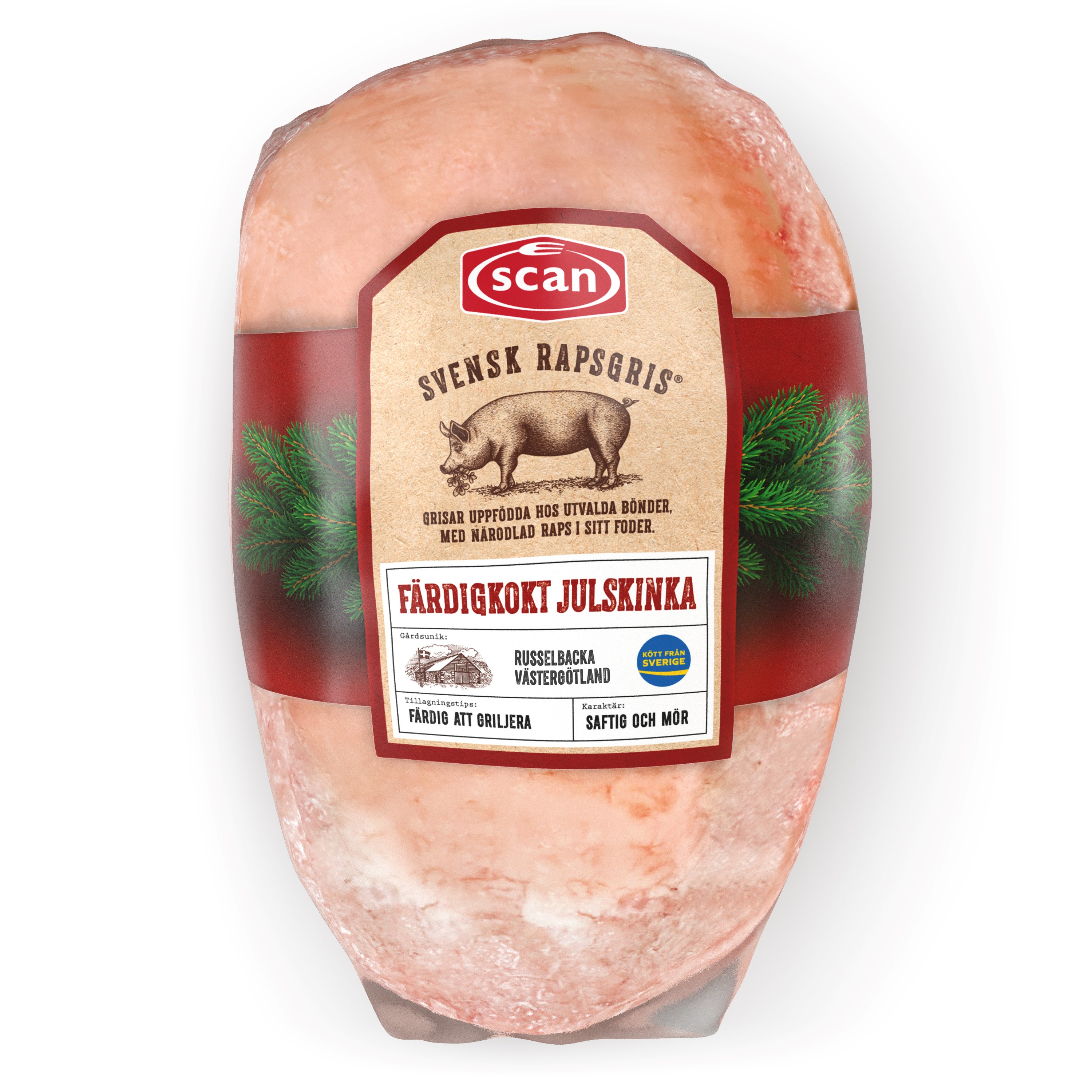 Julskinka av Rapsgris Russelbacka