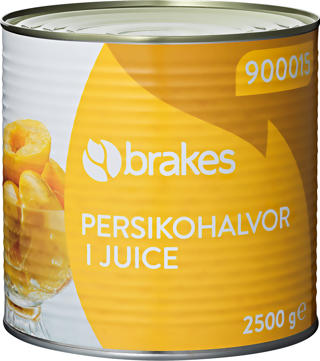 Persikohalvor i Juice