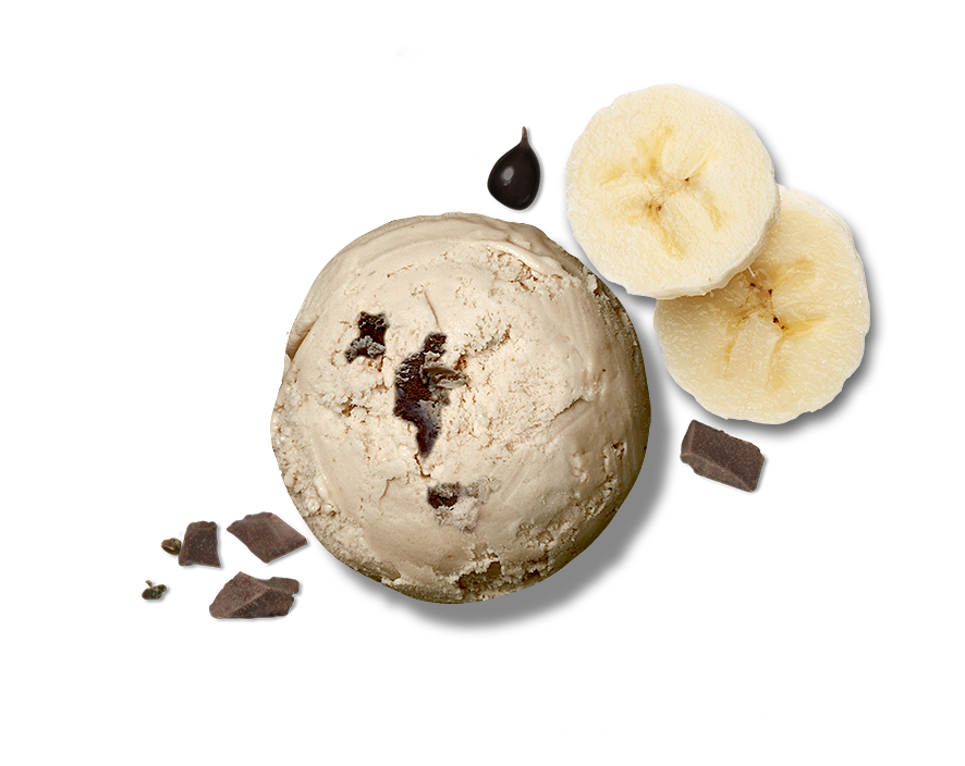 Glass Banan & Choklad