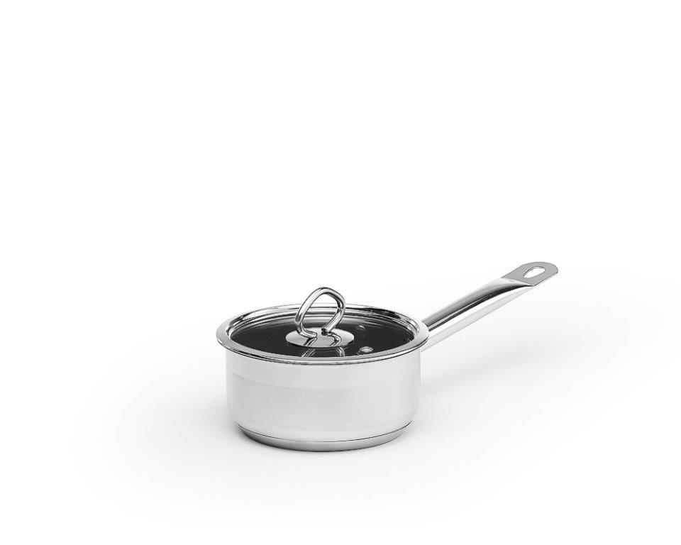 Kastrull PFAS Fri Keramisk Beläggning Rostfri 1L