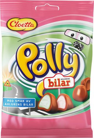 Chokladdragéer Polly Bilar