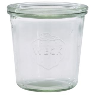 Glasburk med lock 58cl Ø10cm h10,5cm