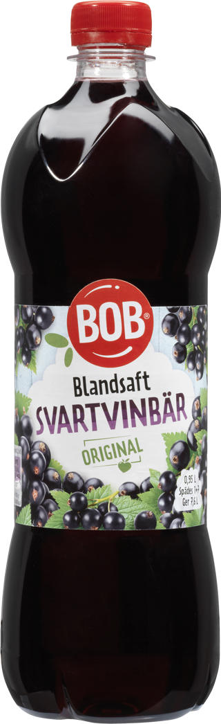 Blandsaft Svart Vinbär 1+7 PET