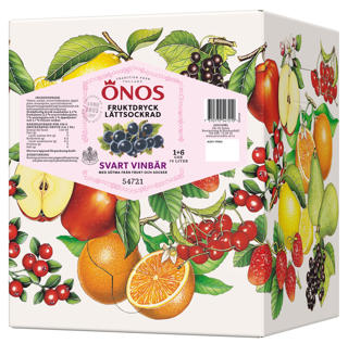 Fruktdryck Svartvinbär 1+6 Bag in Box