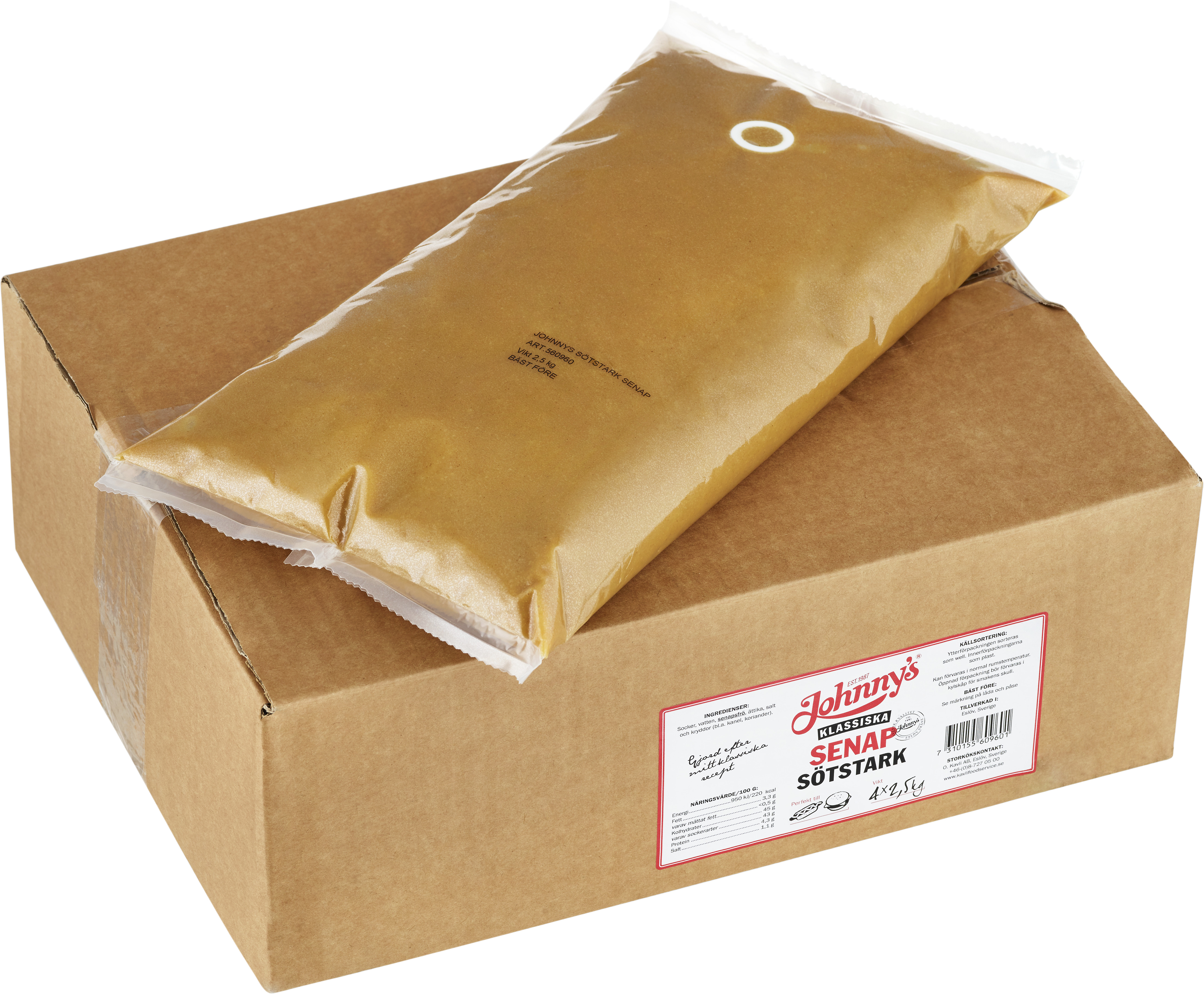 Senap Sötstark Dispenserpåse