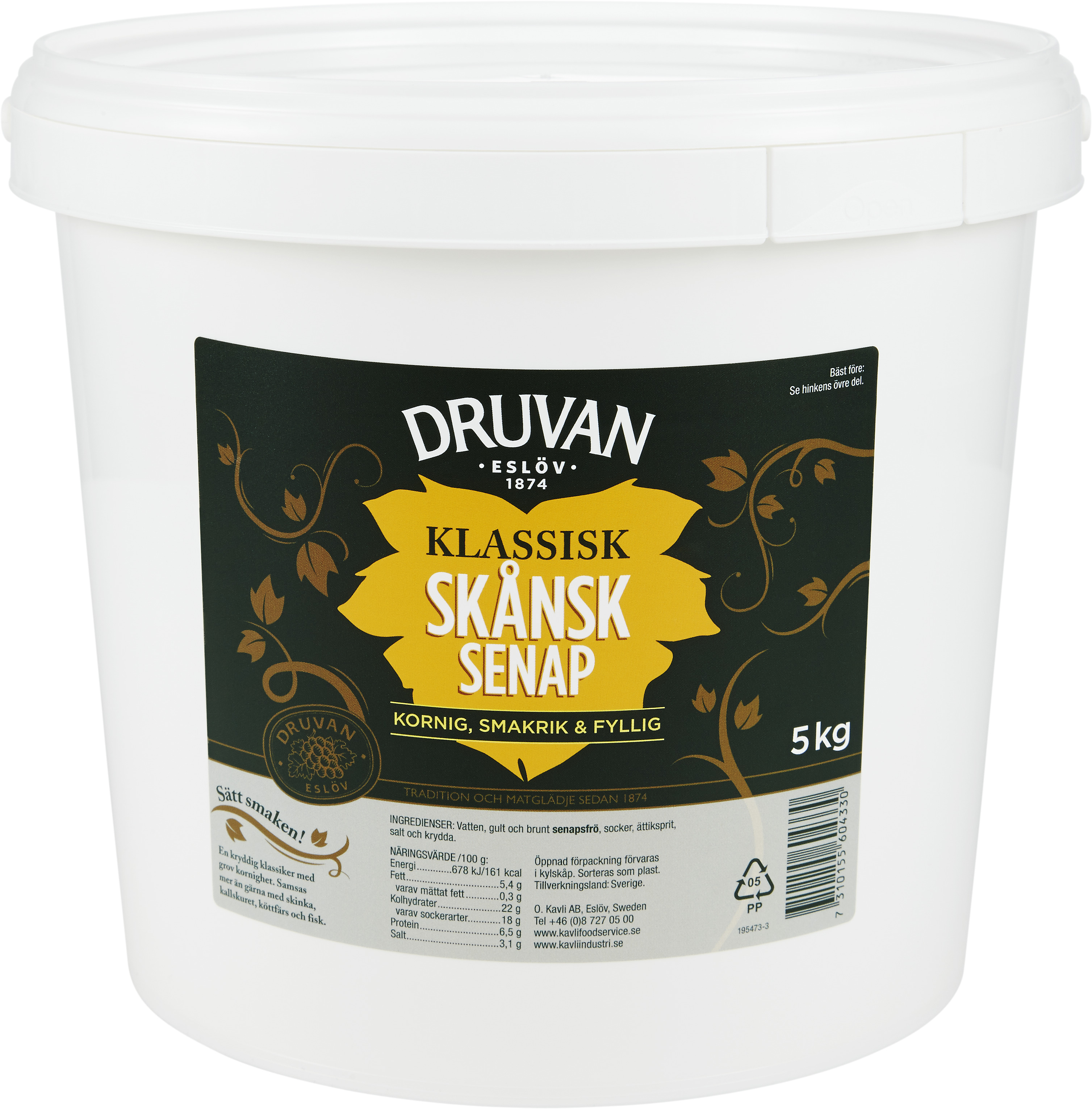 Senap Skånsk Hink