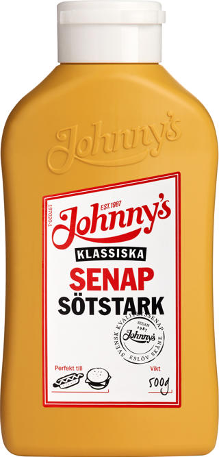 Senap Sötstark Plastflaska