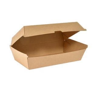 Box Kartong Clam Dinner Brun 1100ml