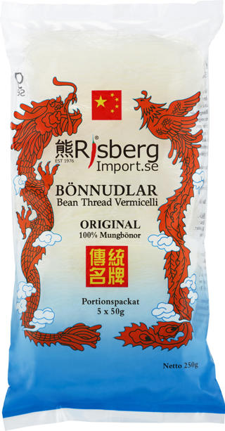 Glasnudlar av Mungböna