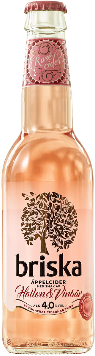 Briska Rosé Hallon & Vinbär ENGL